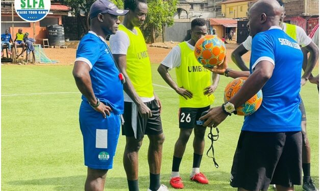 Sierra Leone U-23 Resumes Training