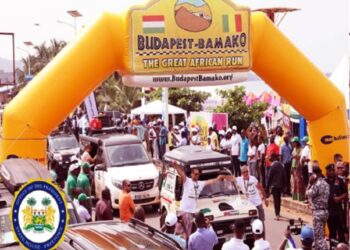 President Bio & Honorary Consul of Hungary to Sierra Leone, Mr. Jihad N. Eter Receive Budapest Bamako Rally Participants in Freetown