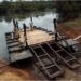 AS MABANTA FERRY BREAKS DOWN… GATE WAY TO SANDA MAGBOLONTOR, KAMAKWIE BLOCKED