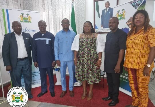 Sierra Leone’s Universal Access Development Fund Engages High Commissioner Anderson