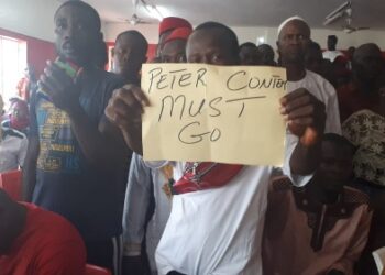 For Maladministration within the APC Party…Peter Conteh Must Go!