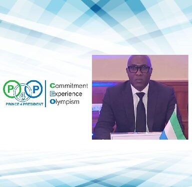 PRINCE SUALLEY DECLARES ACTION PLANS AHEAD OF NOC PRESIDENTIAL ELECTIONS