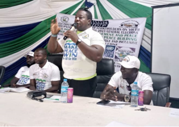 ERYN schools on youths & non-violence in Kenema District