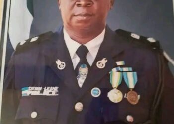 Police LUC Tours Poro Bushes in Yoni, Tonkolili