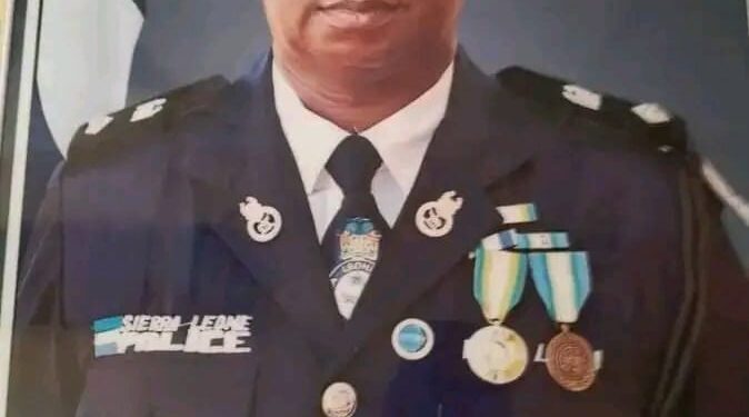 Police LUC Tours Poro Bushes in Yoni, Tonkolili