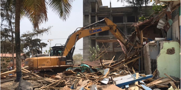 Government commences demolition at Lumley, Aberdeen Beach