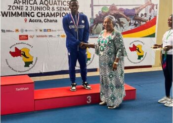 Sierra Leonean Swimmer Wins Bronze at Zone 2 Swimming Competition