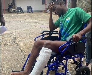 Devastating Injury Strikes FC Kallon Midfielder in Friendly Match