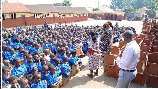 Mount Aureol Community Organisation UK/USA Donates Chairs, Desks to UMC Ginger Hall School, Freetown