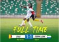 Sierra Leone’s draw against Chad leaves them needing a miracle to secure a spot in the continental tournament.