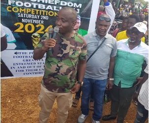 Football Philanthropist Babadi Kamara Boosts Pujehun District Football Association with Generous Donation