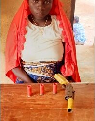 Another Woman Arrested With Pistol & Ammunitions