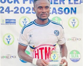 Rising Star Shines Bright: Mohamed Fogbawa Secures Man of the Match Award in Thrilling Victory