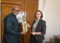 Ambassador Yongawo pays Courtesy call on Director of the Department for Partnership.