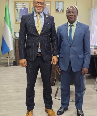 Guinean Ambassador To Russia Pays Courtesy Call On Ambassador Yongawo