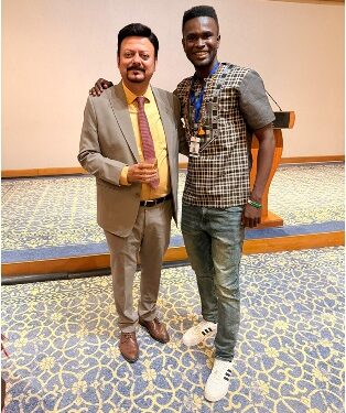 Salone Messenger CEO engages Senior Indian Diplomat in New Delhi At the Content Creators’ Event.