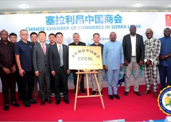 VP Juldeh Jalloh Commissions Chinese Chamber of Commerce