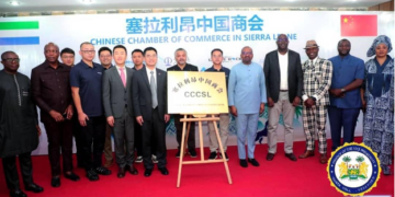 VP Juldeh Jalloh Commissions Chinese Chamber of Commerce