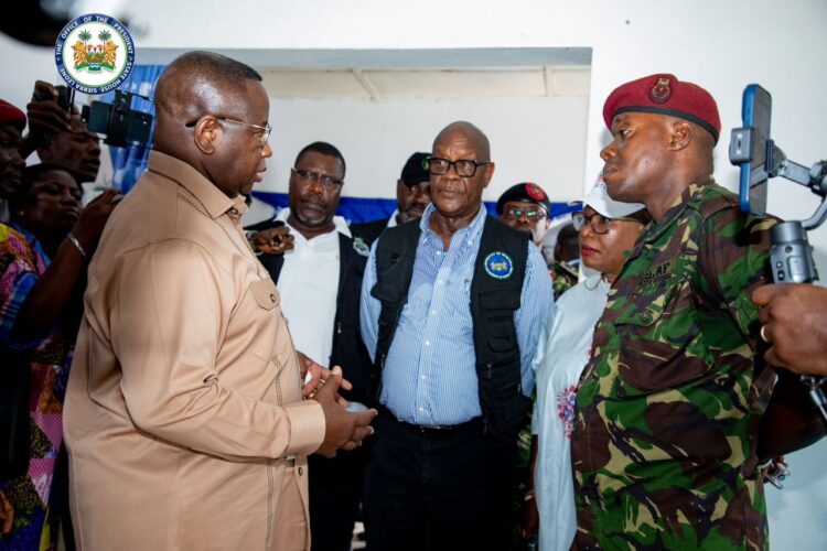 Sierra Leone’s President Julius Maada Bio Visits Hastings Drug Rehabilitation Facility, Assures Victims of Government’s Resolve to End the Kush Crisis