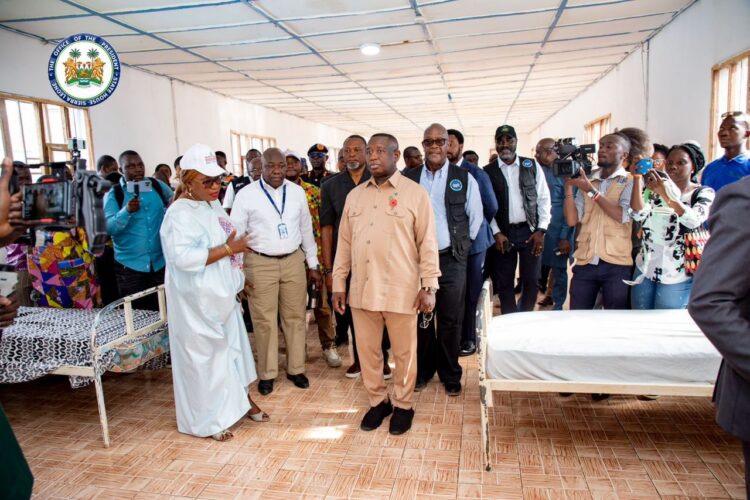 Sierra Leone’s President Julius Maada Bio Visits Hastings Drug Rehabilitation Facility, Assures Victims of Government’s Resolve to End the Kush Crisis