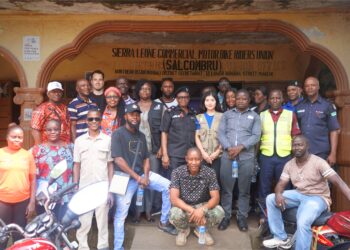 Bike Riders in Makeni Take Lead in Peace-Building Effort