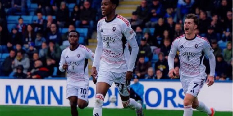 Salford City's Crowned Cesay as October Player of the Month