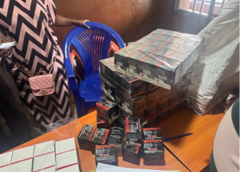 Seizure of tramadol capsules at Gbalamuya Border Crossing Point