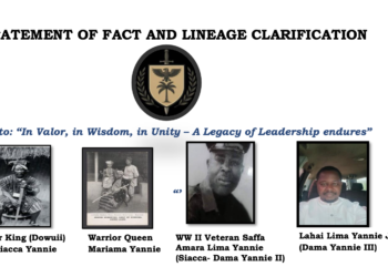 Statement of fact and lineage clarification