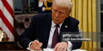 Trump Sierra Leone card(Photo by Anna Moneymaker/Getty Images)