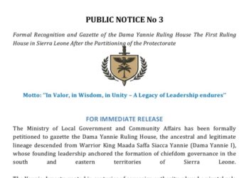 Government begins process to gazette Dama Yannie Ruling House