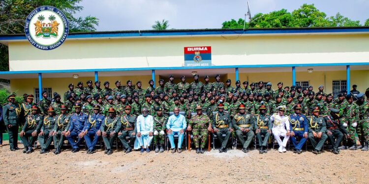 Sierra Leone’s President Julius Maada Bio Commissions 1,017 Soldiers and Officer Cadets, Declares End to Military Intervention in Politics