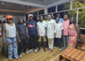 VP Shares End-of-Year Moments with Staff￼