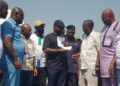 SLFA President Launches Stadium Fence Project in Makeni, Pledges Nationwide Football Infrastructure Upgrades￼