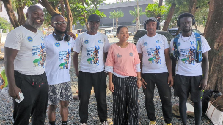 Sierra Leone: Concerned fathers walk 425 miles to raise awareness on child healthcare￼
