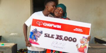 Bo Health Worker Wins SLE 35,000 in ChopWin “Bomba Giveaway”