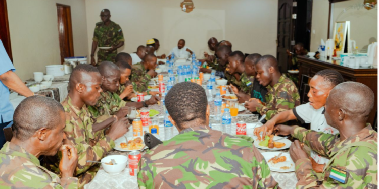 After Diplomatic Resolution…VP Receives Soldiers Released by Guinean Government