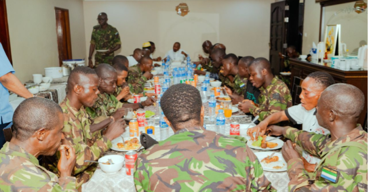After Diplomatic Resolution…VP Receives Soldiers Released by Guinean Government