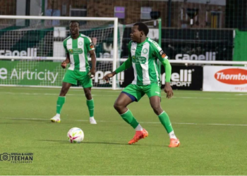John Belili Sesay Bags First Goal in 5-1 Rout