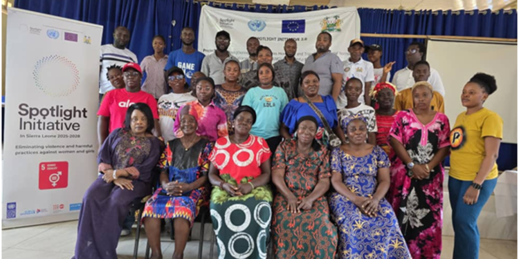 WFSL Kick-starts Capacity Building Training for Women’s Rights Groups in Moyamba Under the Spotlight Initiative 2.0