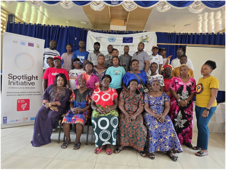 WFSL Kick-starts Capacity Building Training for Women’s Rights Groups in Moyamba Under the Spotlight Initiative 2.0