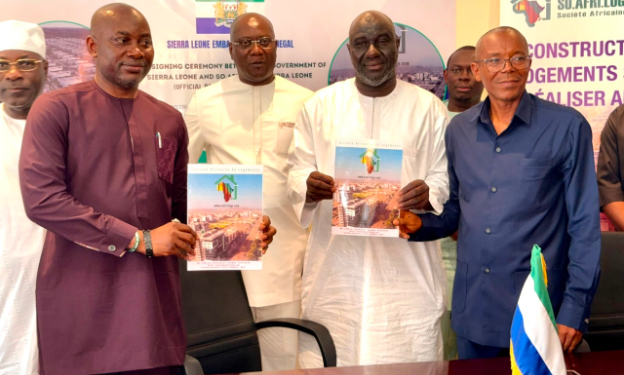 Govt & SO. AFRI.LOGE sign MoU for construction of social housing programmes for civil servants.