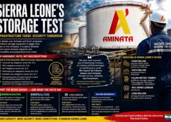 SIERRA LEONE’S STORAGE TEST