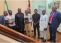 Bai-Bai Sesay, Alpha Amadu Jalloh Pay Courtesy On Sierra Leone High Commission In Kenya